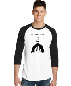 Demi Lovato Fashion Confident Raglan Tee