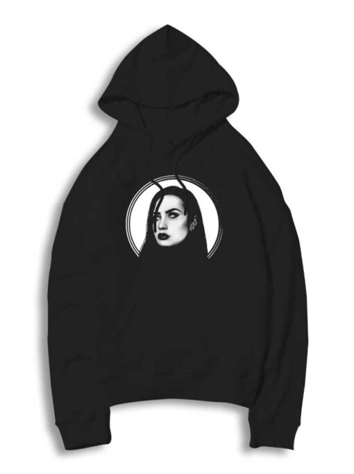 Demi Lovato Gothic Make Up Eyes Hoodie