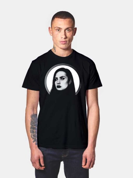 Demi Lovato Gothic Make Up Eyes T Shirt