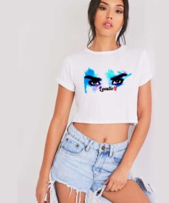 Demi Lovato Lovatic Eyes Crop Top Shirt