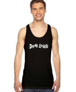 Demi Lovato Word Typography Tank Top