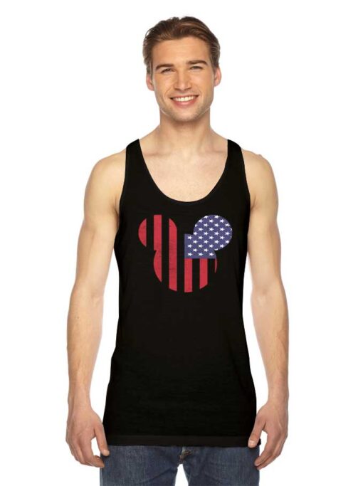 Disney Mickey Mouse Americana Flag Tank Top