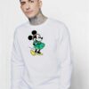 Disney Minnie Mouse Shamrock Dress Sweatshirt