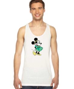 Disney Minnie Mouse Shamrock Dress Tank Top