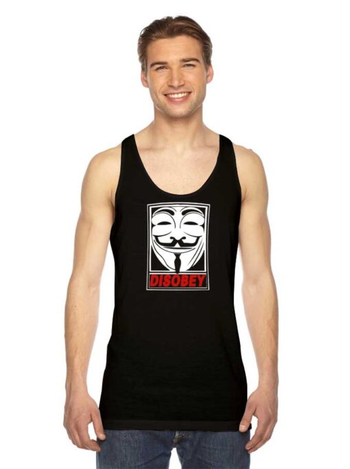 Disobey Anonymous Mask Tank Top