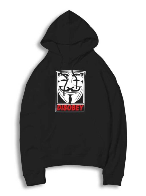 Disobey Anonymous Mask Hoodie