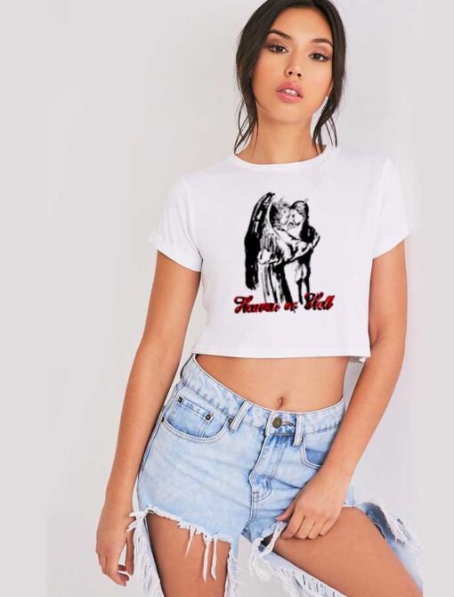 Don Toliver Heaven Or Hell Angel Crop Top Shirt