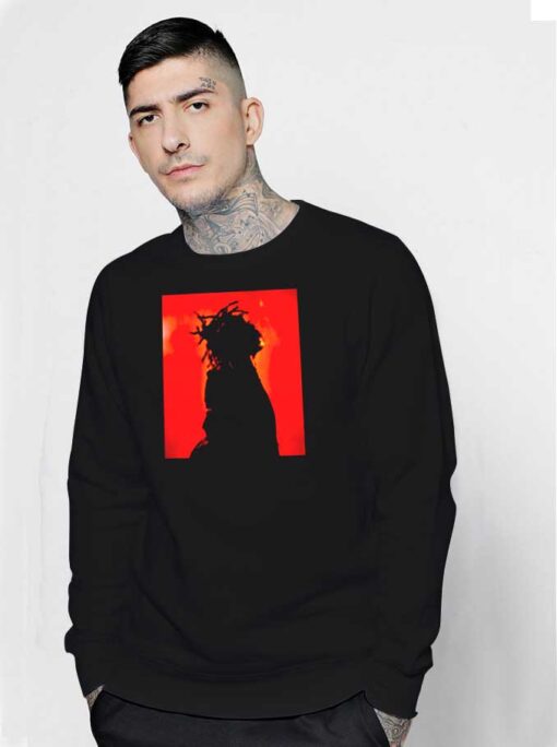 Don Toliver Red Background Sweatshirt