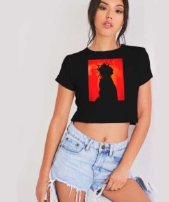 Don Toliver Red Background Crop Top Shirt