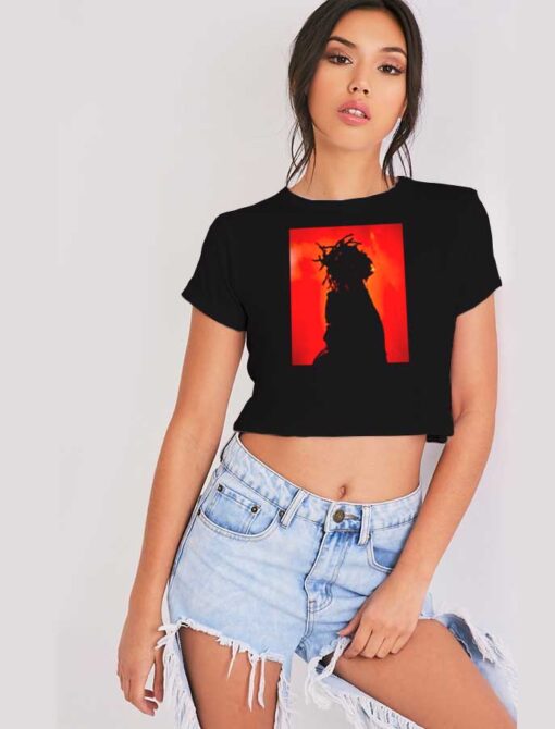 Don Toliver Red Background Crop Top Shirt