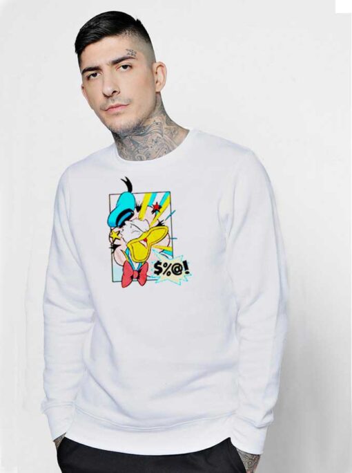 Donald Duck Angry Disney Vintage Sweatshirt