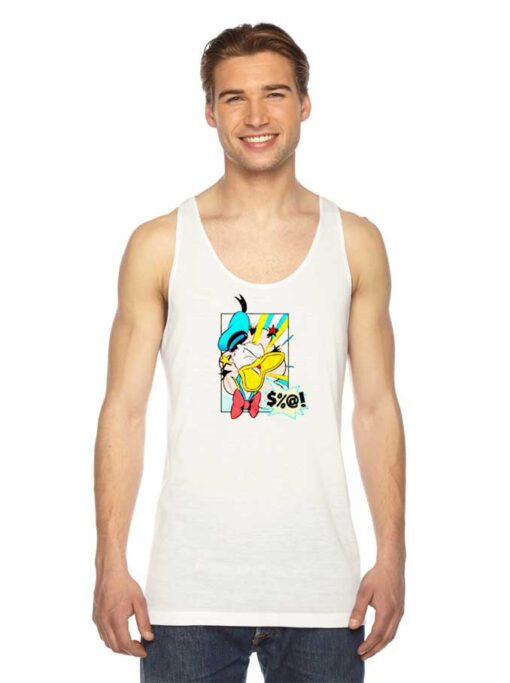 Donald Duck Angry Disney Vintage Tank Top