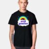 Evil Genius Colorful Rainbow Cloud T Shirt