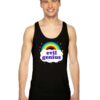 Evil Genius Colorful Rainbow Cloud Tank Top