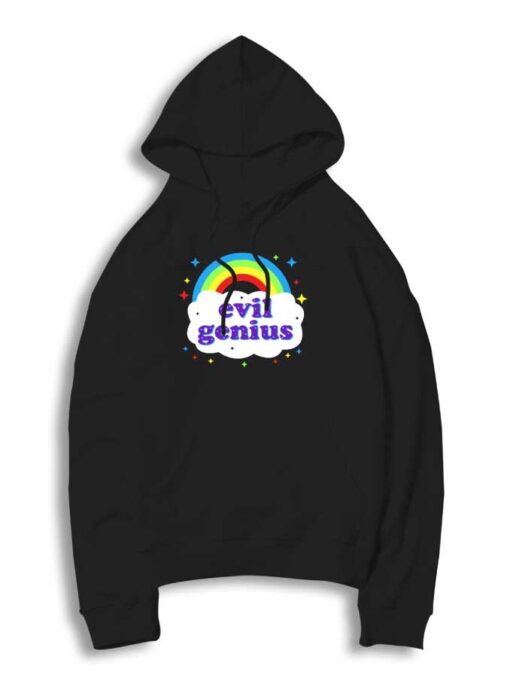 Evil Genius Colorful Rainbow Cloud Hoodie