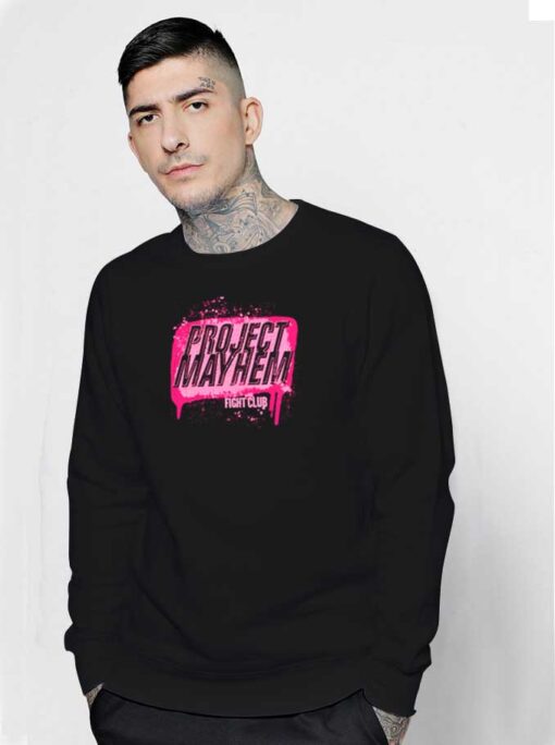 Fight Club Project Mayhem Bloody Logo Sweatshirt