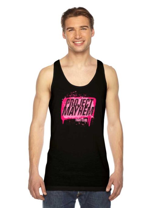 Fight Club Project Mayhem Bloody Logo Tank Top