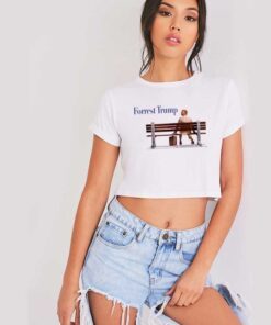 Forrest Trump Park Chair Crop Top Shirt