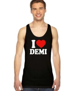 I Love Demi Lovato Logo Tank Top