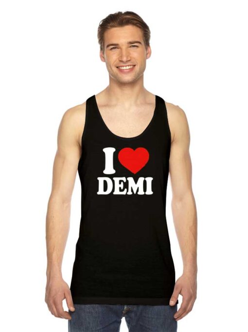 I Love Demi Lovato Logo Tank Top