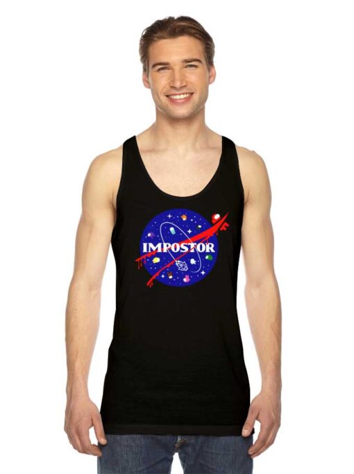 Impostor Nasa Among Us Tank Top