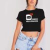 Inbox Millionaire Emails Notifications Crop Top Shirt