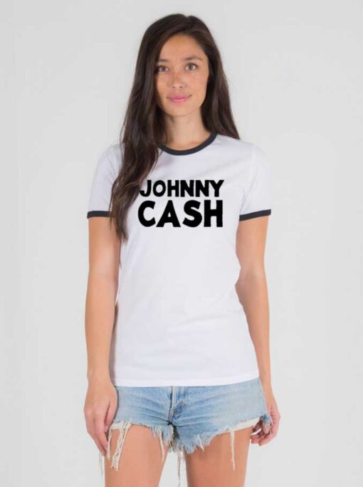 Johnny Cash Quote Ringer Tee