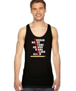 Justice League Members Real Name Tank Top