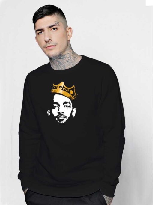 King Nip A Tribute To Nipsey Hussle Sweatshirt