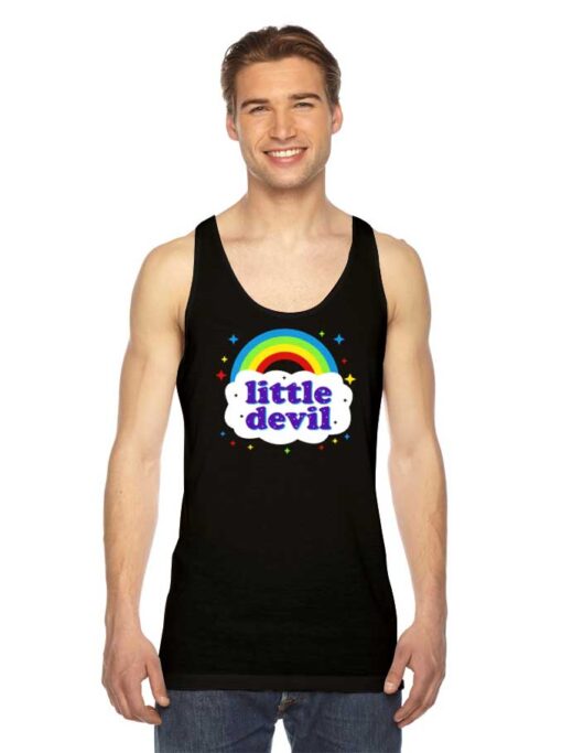 Little Devil Colorful Rainbow Cloud Tank Top