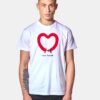 Love Yourself Long Dog Heart T Shirt