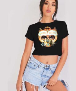 Michael Jackson Dangerous Eyes Crop Top Shirt