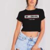 Millionaire Coming Soon Box Logo Crop Top Shirt