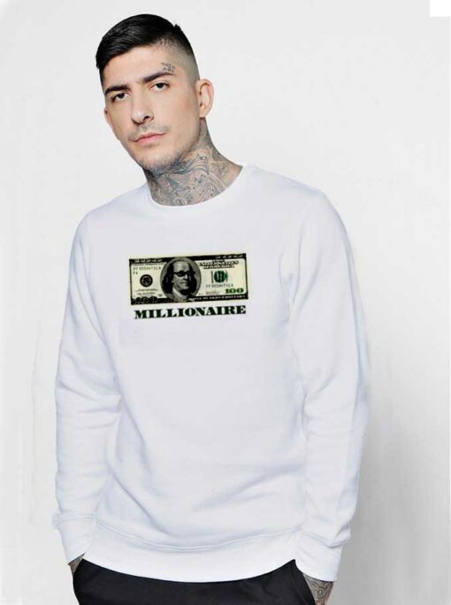 Millionaire Dollar Thug Life Glasses Sweatshirt