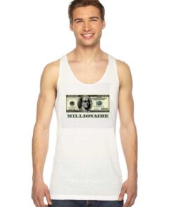 Millionaire Dollar Thug Life Glasses Tank Top