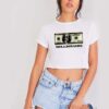 Millionaire Dollar Thug Life Glasses Crop Top Shirt