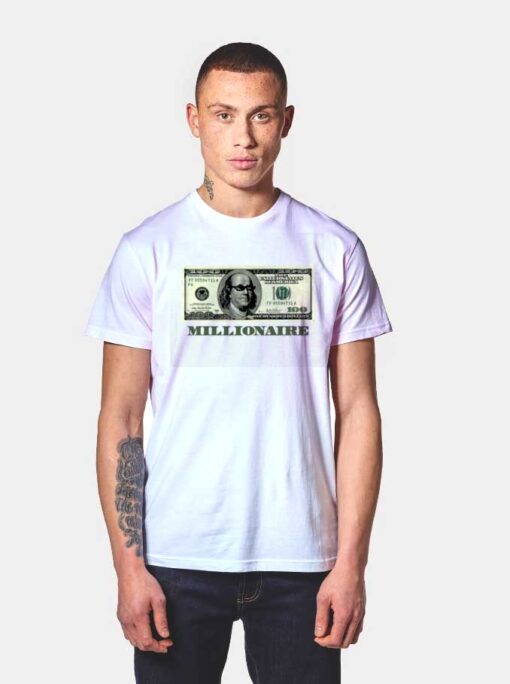 Millionaire Dollar Thug Life Glasses T Shirt