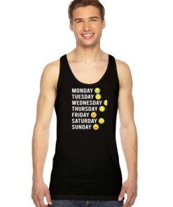 My Mood Everyday In Emoji Tank Top