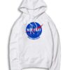 Nasa Not Flat We Checked Logo Hoodie