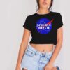 Nasa Science Bitch Logo Crop Top Shirt