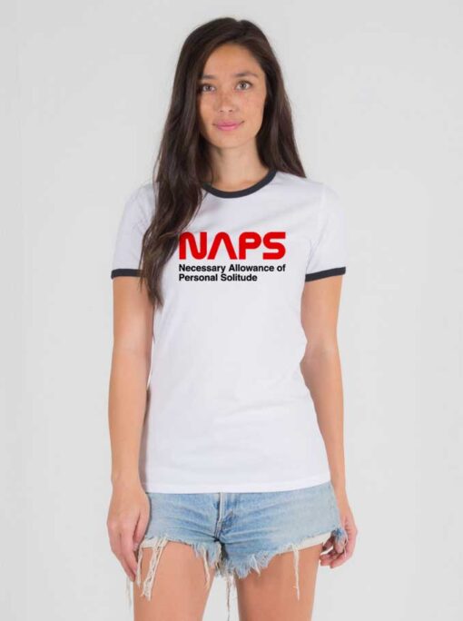 Necessary Allowance of Personal Solitude Nasa Ringer Tee