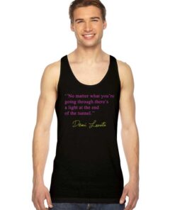 No Matter Demi Lovato Quote Tank Top