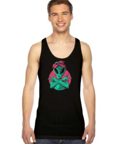 Oldschool Type Beat Bandits Alien Tank Top