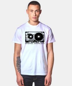 Original Download Retro Cassete Tape T Shirt