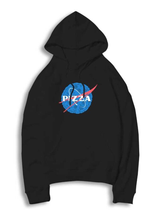 Pizza Nasa Blue Logo Hoodie