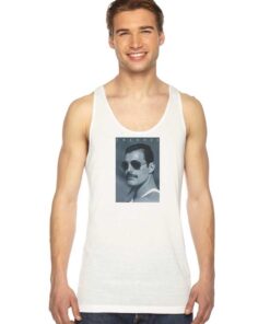 Queen Freddie Mercury In Shades Photo Tank Top