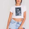 Queen Freddie Mercury In Shades Photo Crop Top Shirt