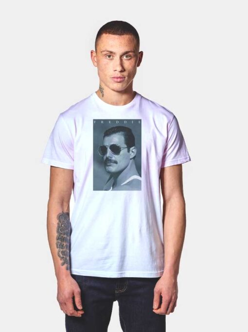 Queen Freddie Mercury In Shades Photo T Shirt