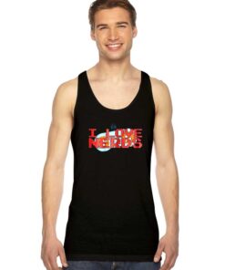 Retro I Love Nerds Quote Tank Top