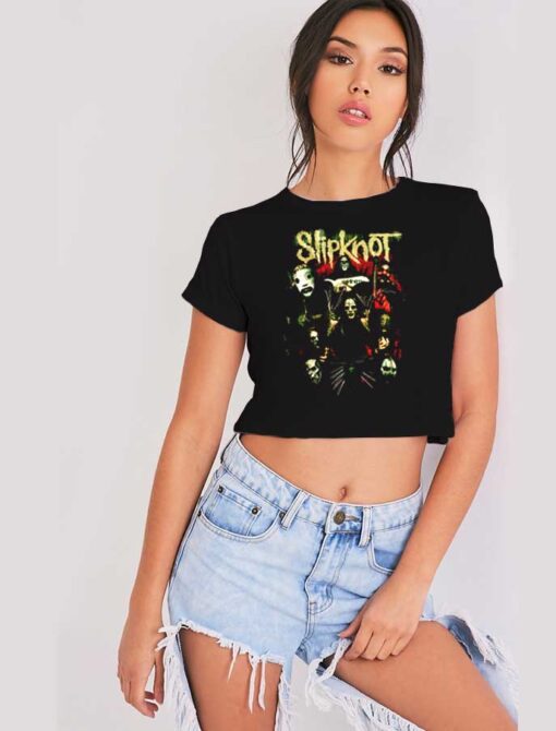 Slipknot Come Play Dying Song Crop Top Shirt